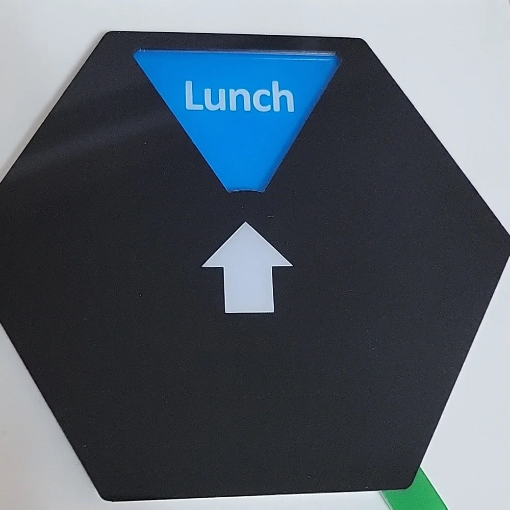 Changeable Office sign self adhesive double sided tape included nwt